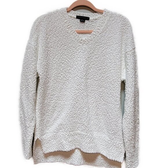 SANCTUARY White Oversized Teddy Sweater - SMALL - Picture 1 of 4